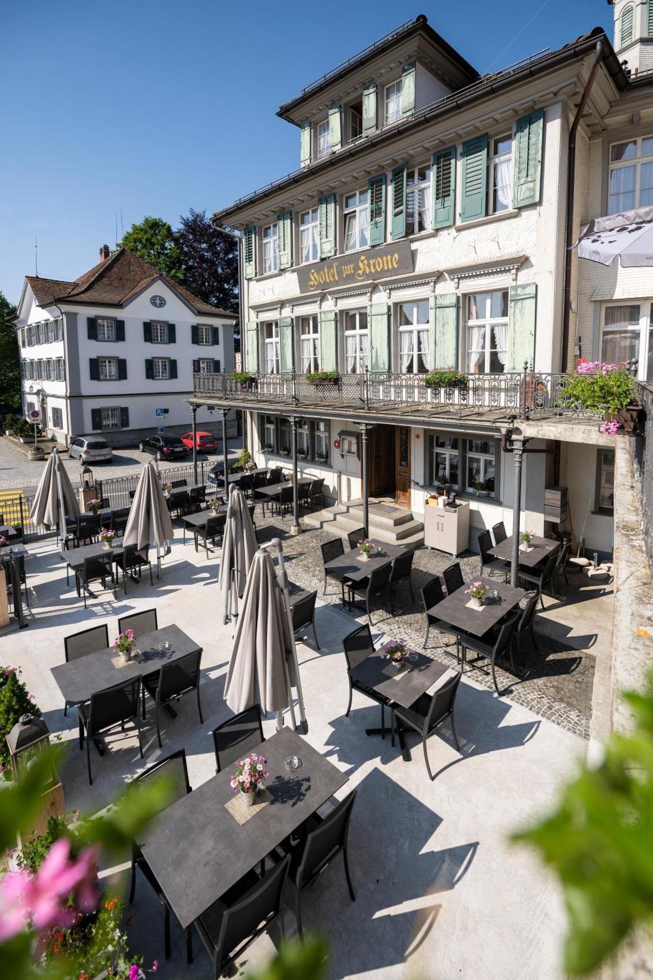 Hotel Krone Gais Bagian luar foto